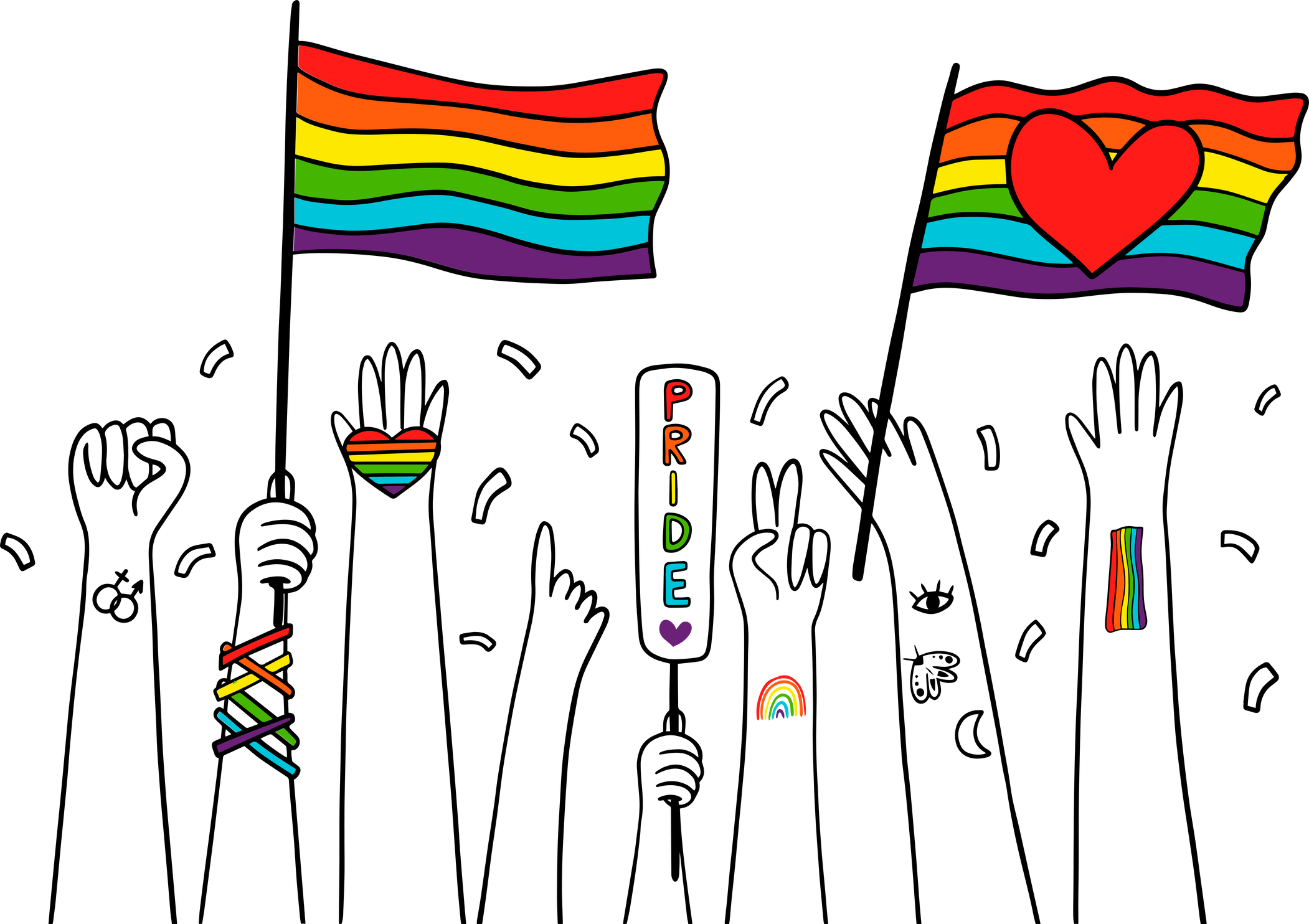 Pride Parade Illustration  